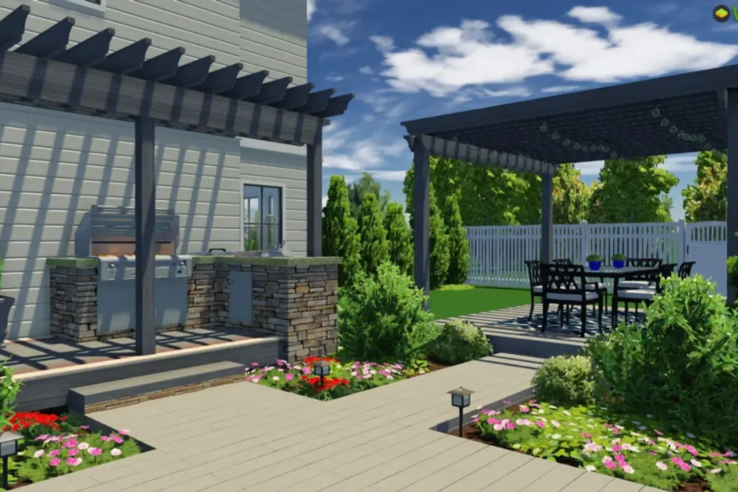 Landscape design planning by Quality First Turf