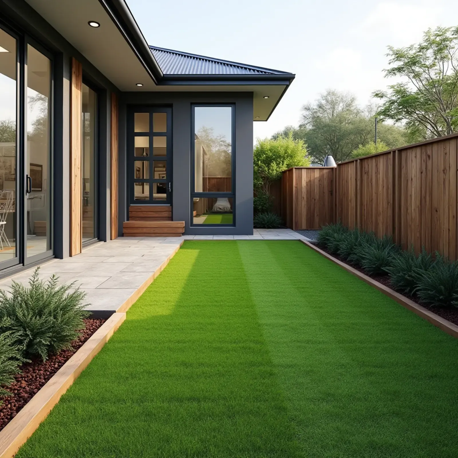 Quality First Turf completed outdoor transformation project