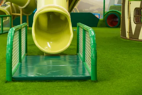Safe playground turf installation