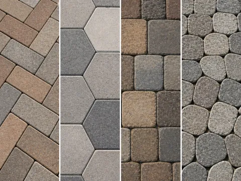 Interlocking paver installation
