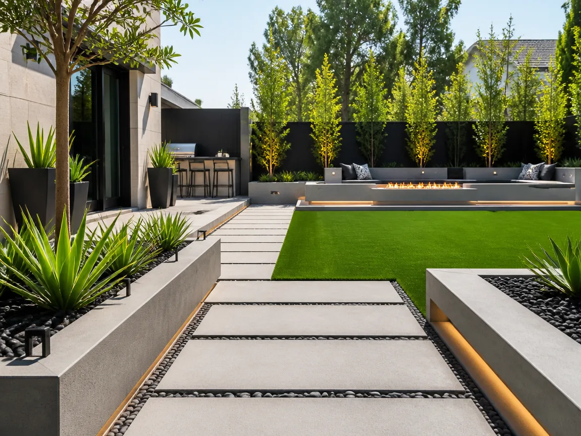Quality First Turf completed outdoor transformation project
