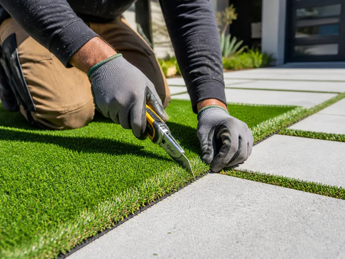 Turf cutting & installation