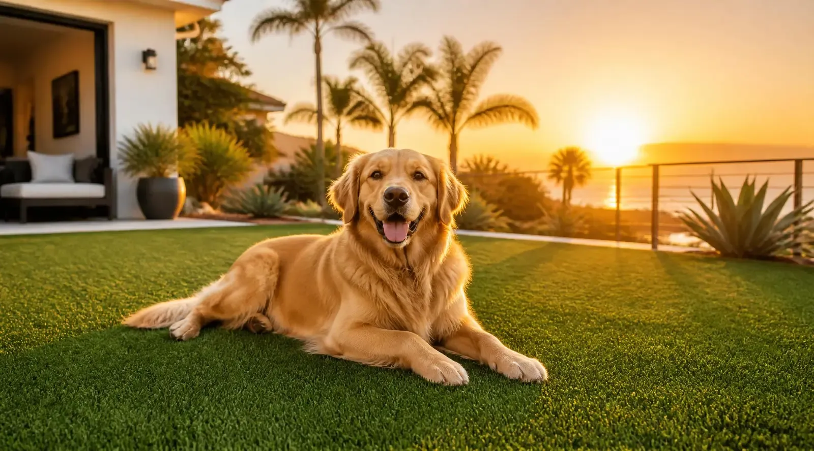 Pet turf installation for dogs by Quality First Turf