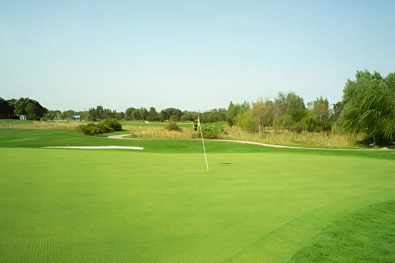 Putting green installation